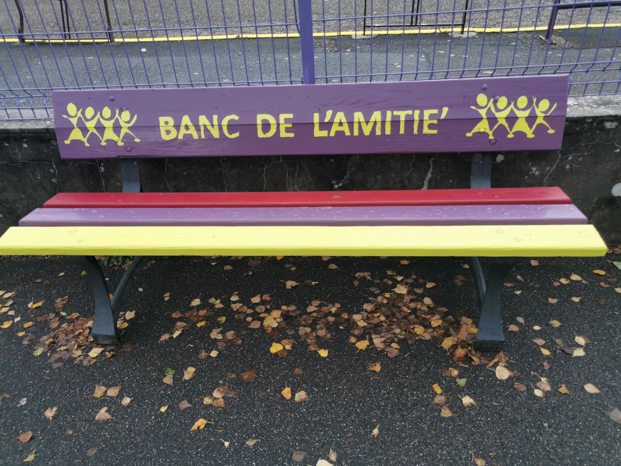 Banc de l'amitié - école Pasteur Bitche