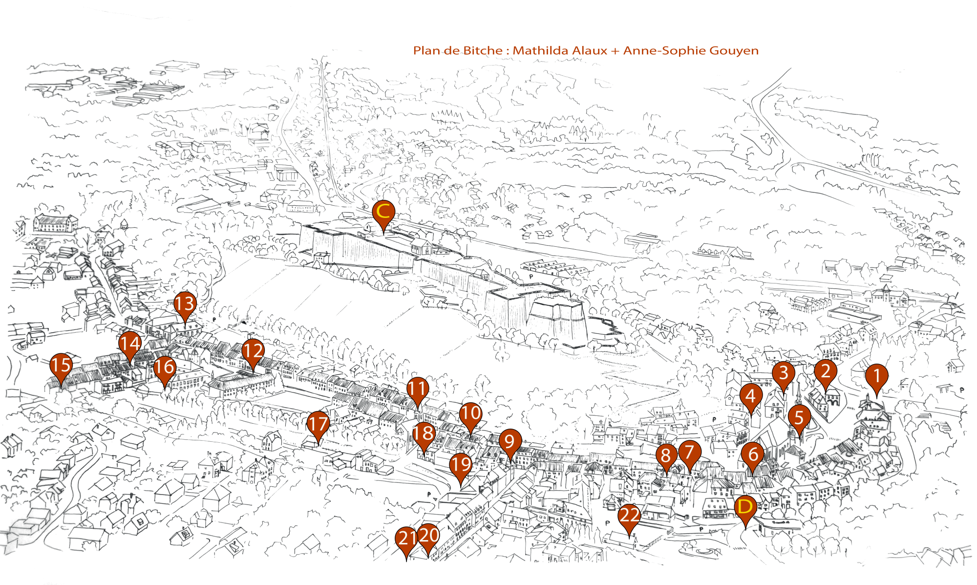 Bitche repères Parcours HA