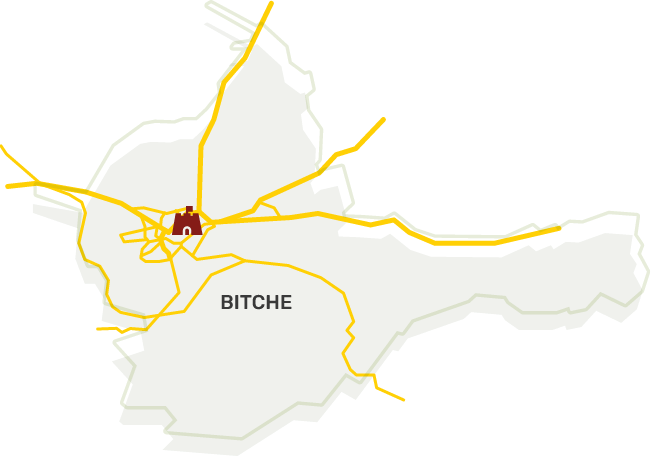 Plan de la ville de Bitche